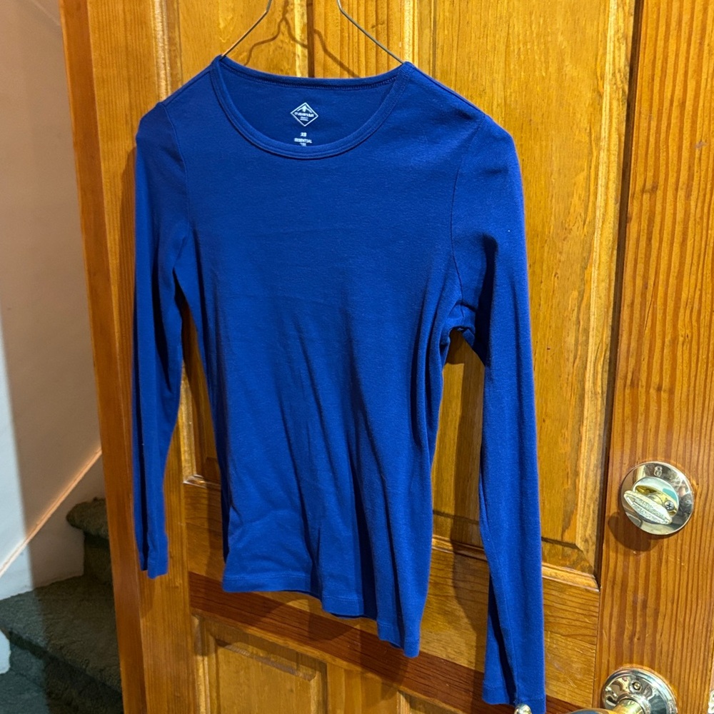 St. John's Bay Royal Blue Long Sleeve Top